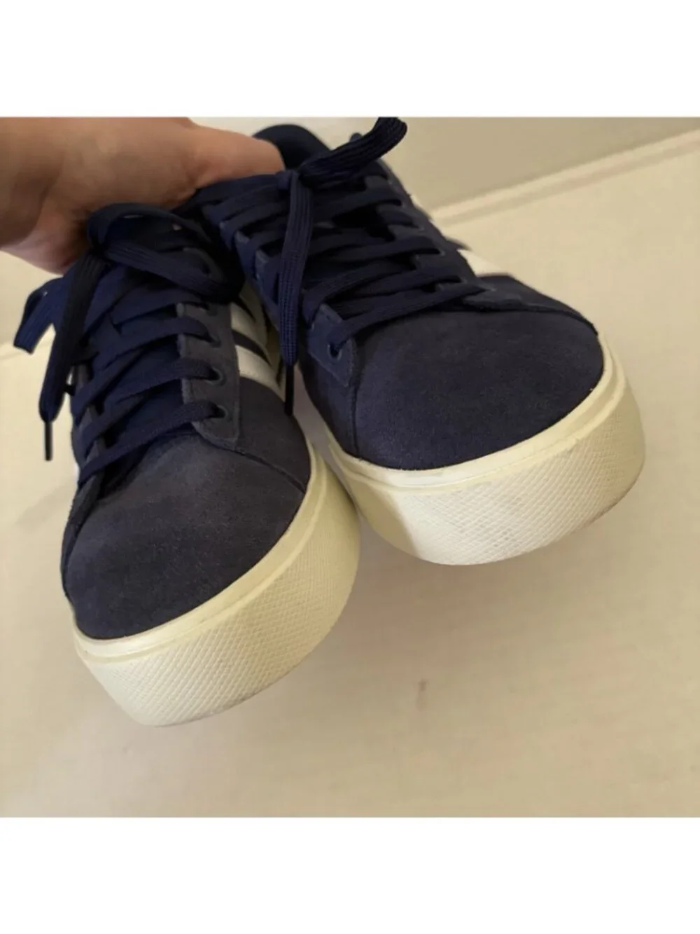 Adidas Men Size 8 Blue Casual Lace Up Daily 4.0 Shoes Sneakers NWB IF4503